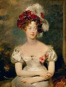 Portrait of Princess Caroline Ferdinande of Bourbon-Two Sicilies, Duchess of Berry.  Sir Thomas Lawrence